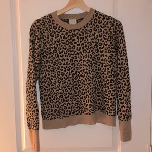 Cheetah Sweater Size Small